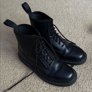 Dr. Martens Black Leather Boots